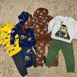 Kids Construction-Themed Clothing Set